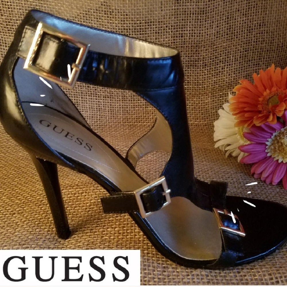 🍎GUESS STILETTO SANDALS